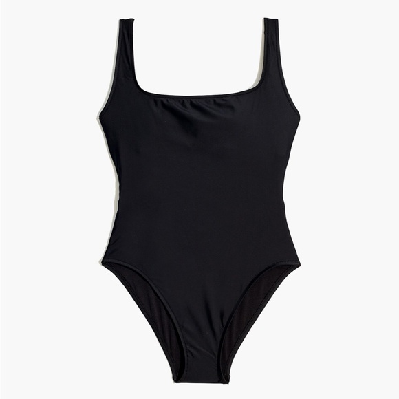 NWT Madewell Second Wave Square-Neck Tank One-Piece Swimsuit -3X - Picture 4 of 8